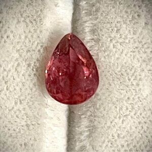 1.96 carat pear shaped pink tourmaline (October birthstone) - $950 retail price